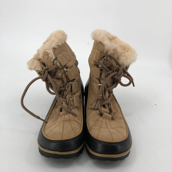 JBU Tan Lace-Up Winter & Rain Boots | Perfect for Any Season main image 6